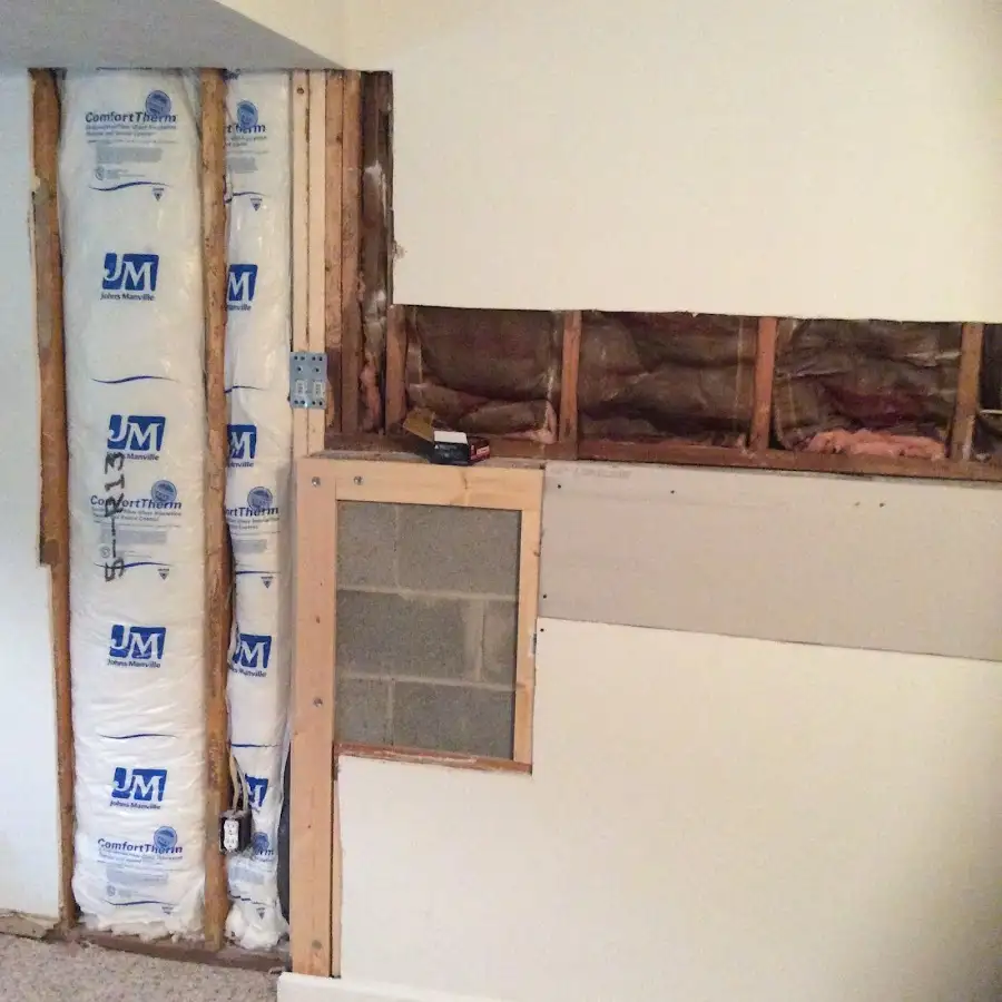 Wall insulation replacement during Contents Cleaning & Restoration in Lodi